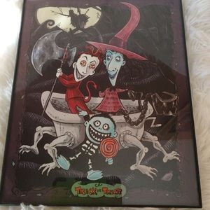 Disney Nightmare Before Christmas Print Framed
